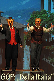 GOP Varieté Theater München „Bella Italia“.  Italienische Lebensfreude im Programm des GOP Variete-Theaters vom 06.05.-28.06.2009 (Foto: Ingrid Grossmann